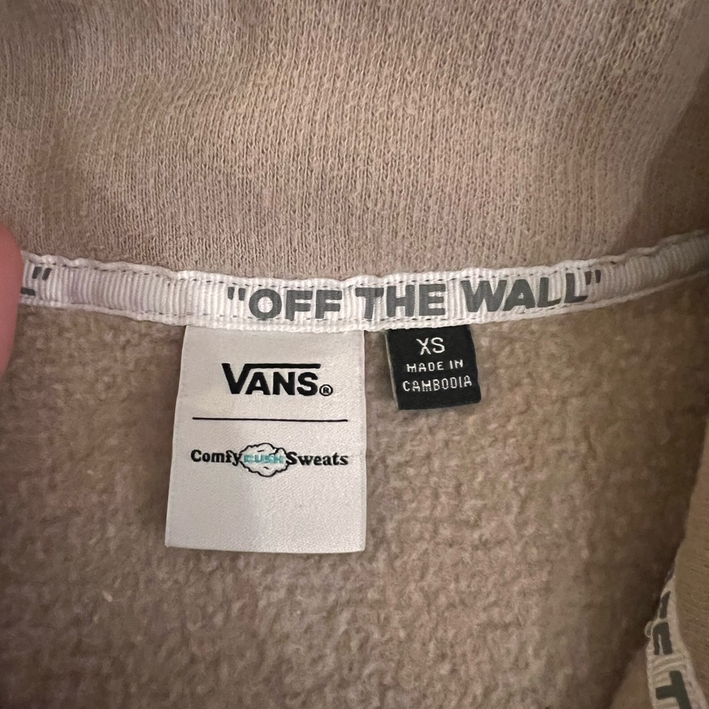 Vans 1/4 zip hoodie XS